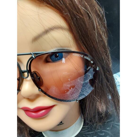 Porsche Design Carrera Aviator Sunglasses 5621 Austria Case & 1 extra Lens set - Picture 2 of 12